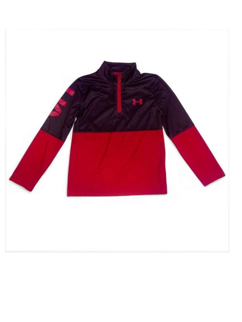 Under Armour Red and Black Athletic Wear size 6 boys